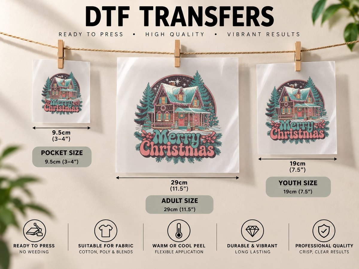 Merry Christmas, Funny Xmas, Holiday Gift DTF Transfer Iron On