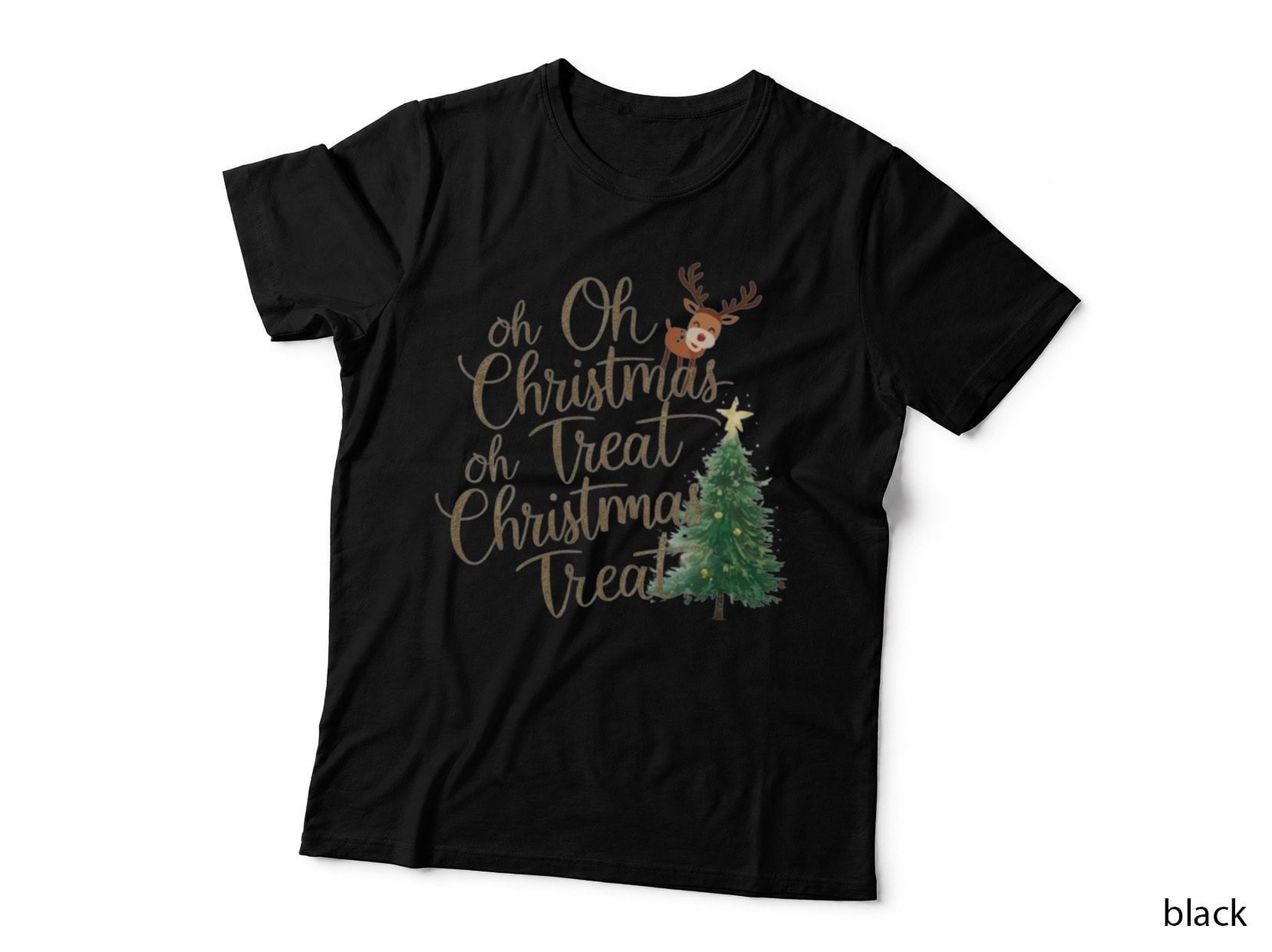 Oh Oh Christmas Oh Treat Christmas Treat Christmas T-Shirt, Funny Xmas Tee