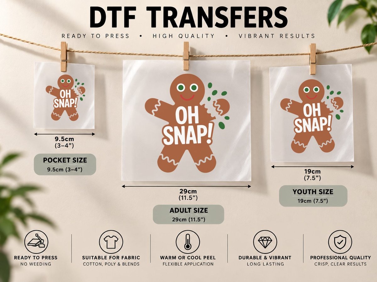 Oh Snap! Christmas, Funny Xmas, Funny Christmas Gift DTF Transfer Iron On