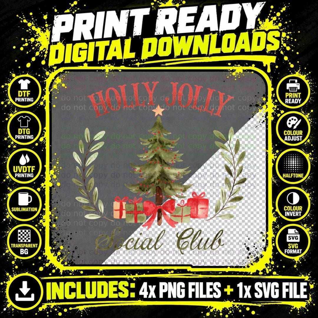 Pink Bow with Gold Snowflakes Christmas Design T-Shirt Png SVG Digital Bundle