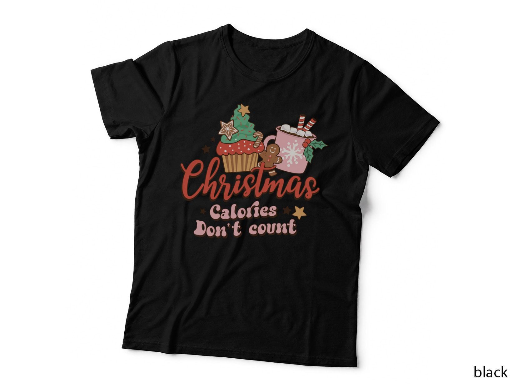 Red Heart Plush with Bow Christmas T-Shirt, Christmas Graphic Tee
