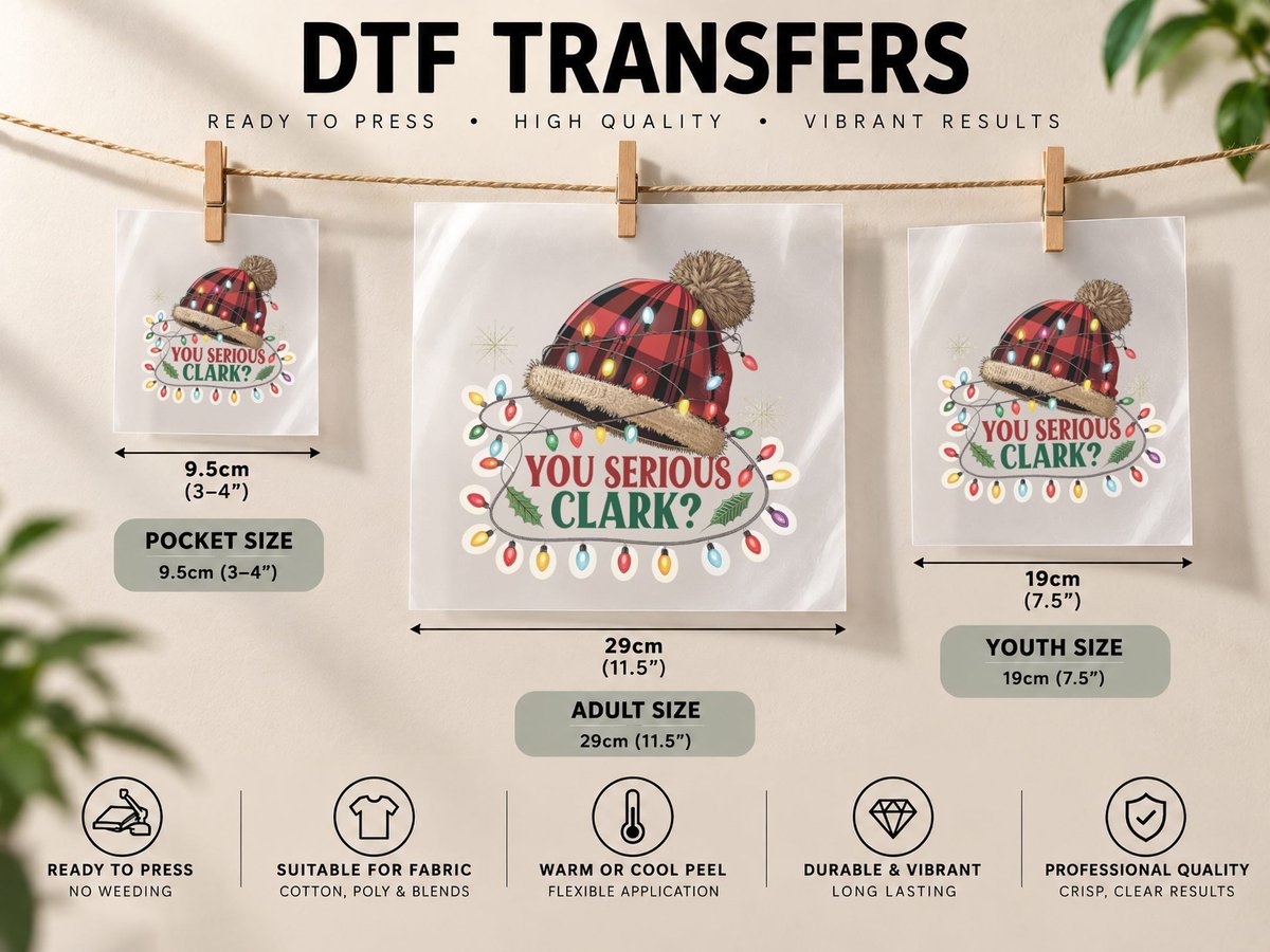 Santa Festive Mail Delivery Christmas, Funny Xmas Graphic DTF Transfer Iron On