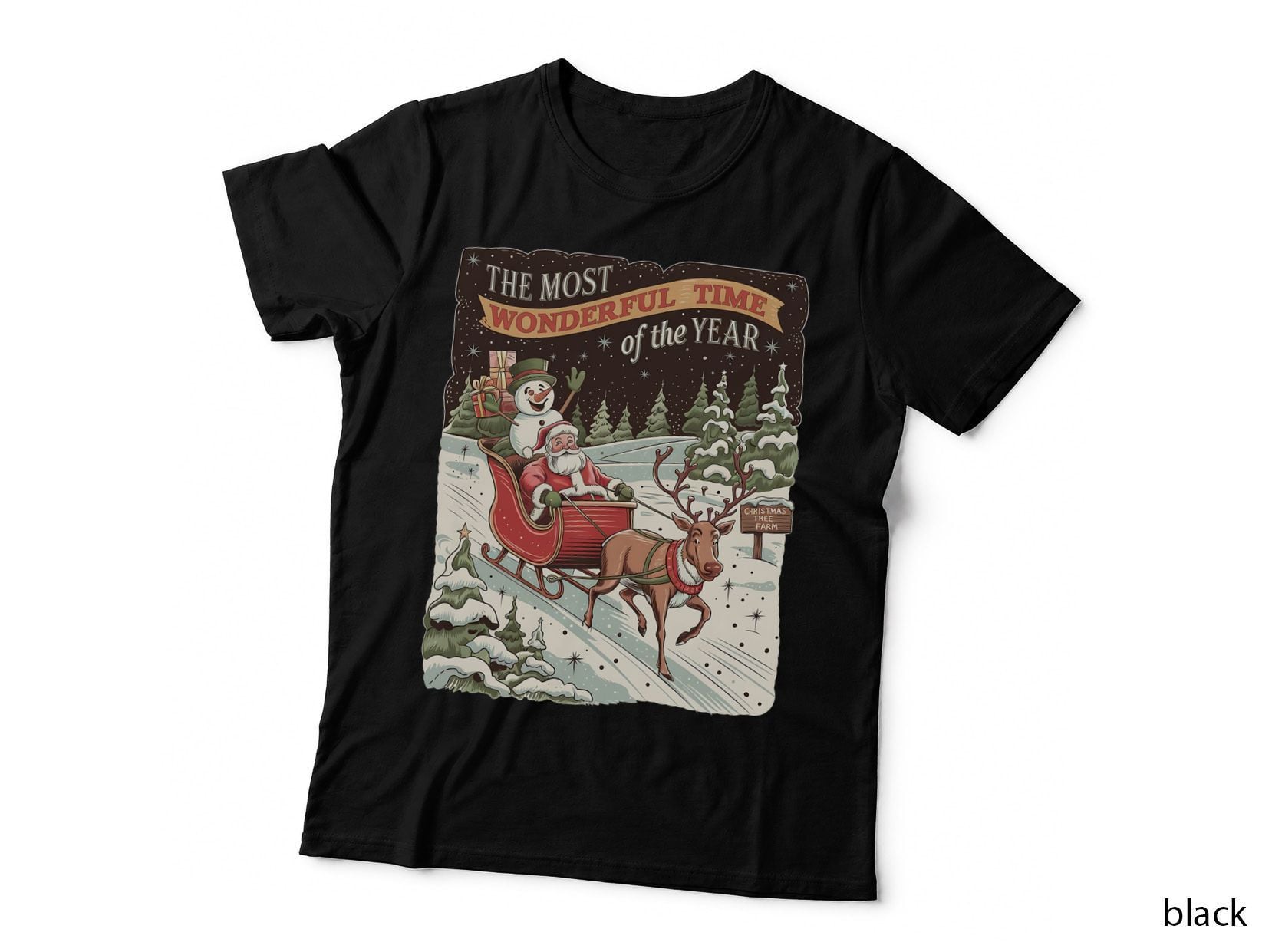 The Most Wonderful Time of the Year Christmas T-Shirt, Funny Xmas Tee