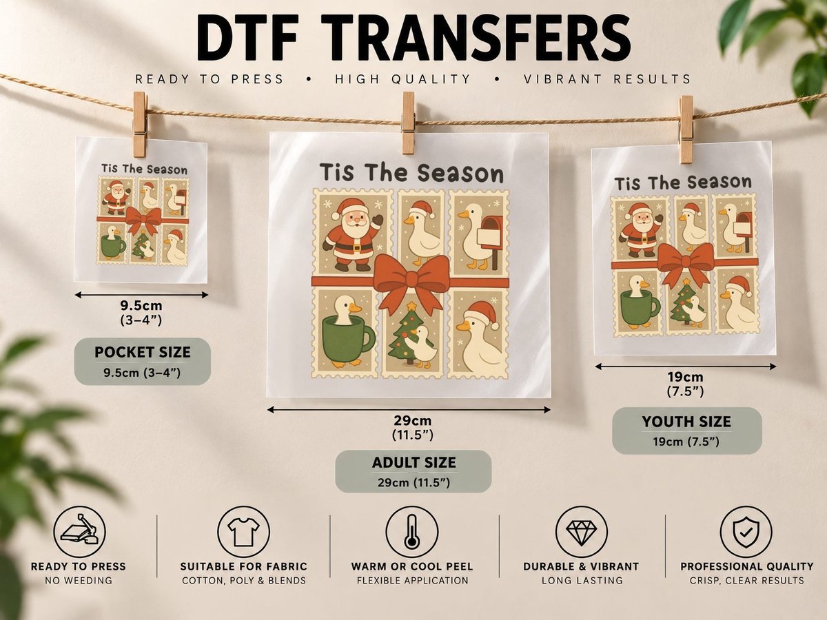 Tis the Season Christmas, Funny Xmas, Funny Christmas Gift DTF Transfer Iron On