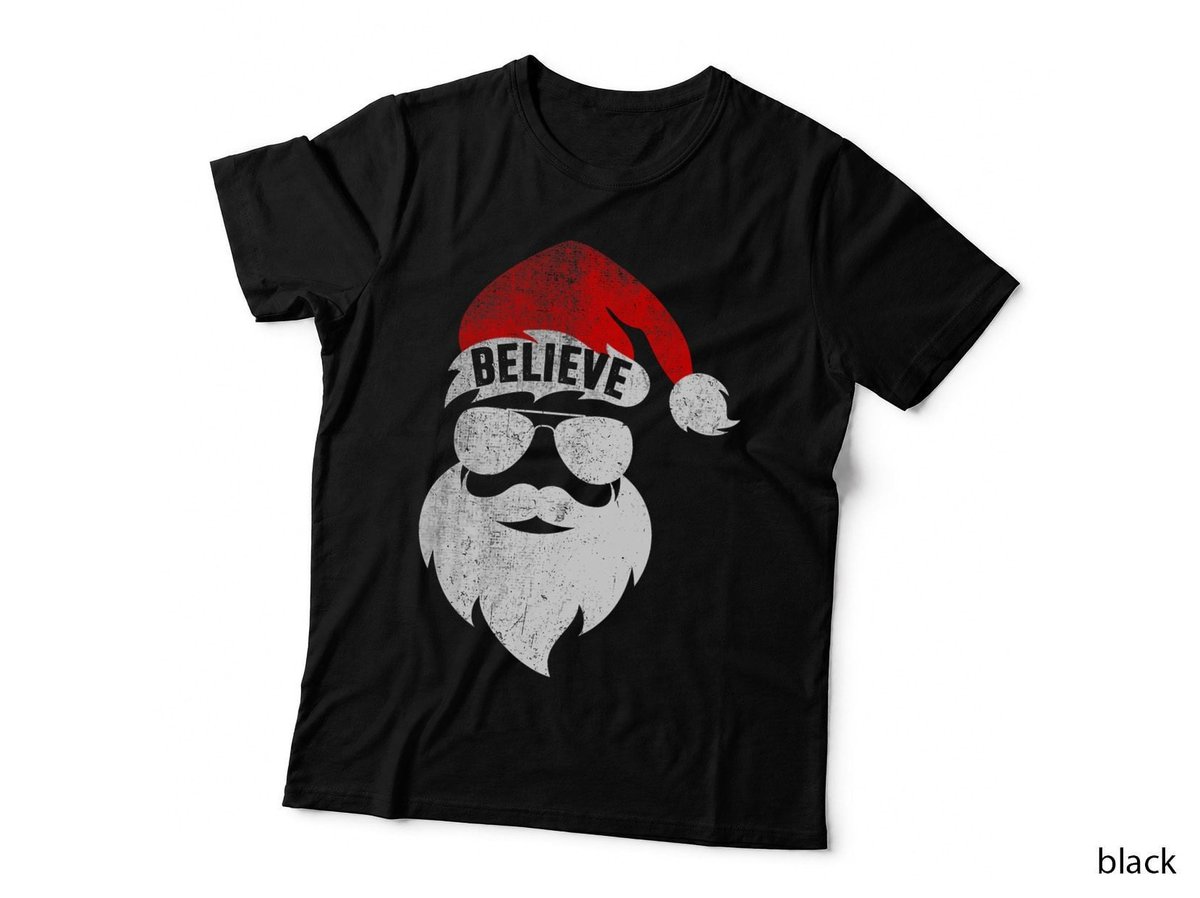 Believe Christmas Santa Claus Pajamas Family Reunion Xmas T-Shirt
