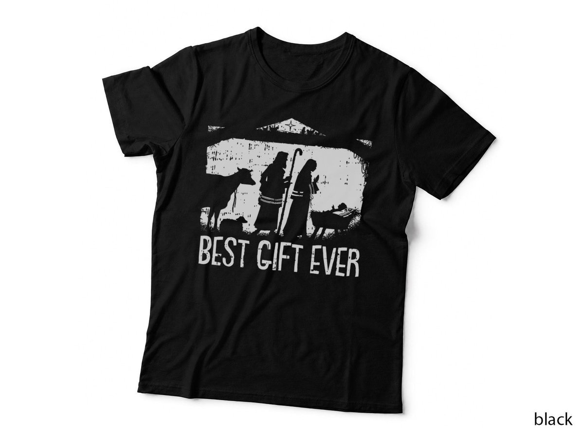 Best Ever Christmas Cool Jesus Nativity Scene Christian T-Shirt