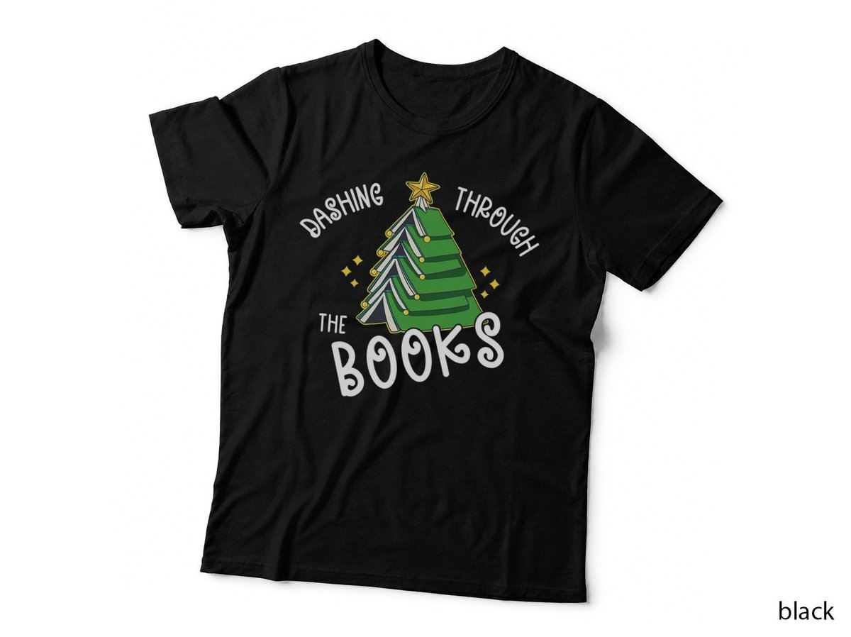 Book Lover Christmas Tree Holiday Reading Love to Read T-Shirt