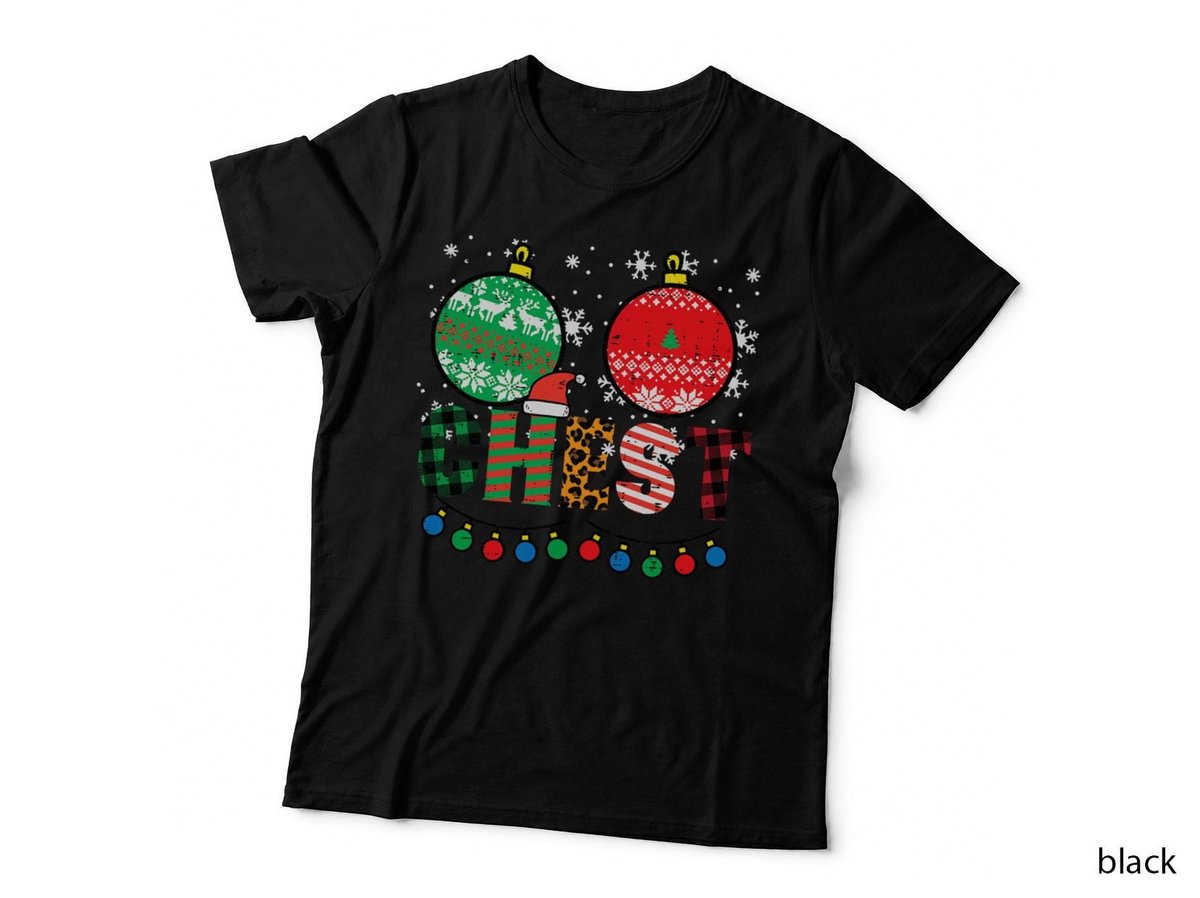 Chestnuts Set Chest Funny Matching Couples Christmas Women T-Shirt