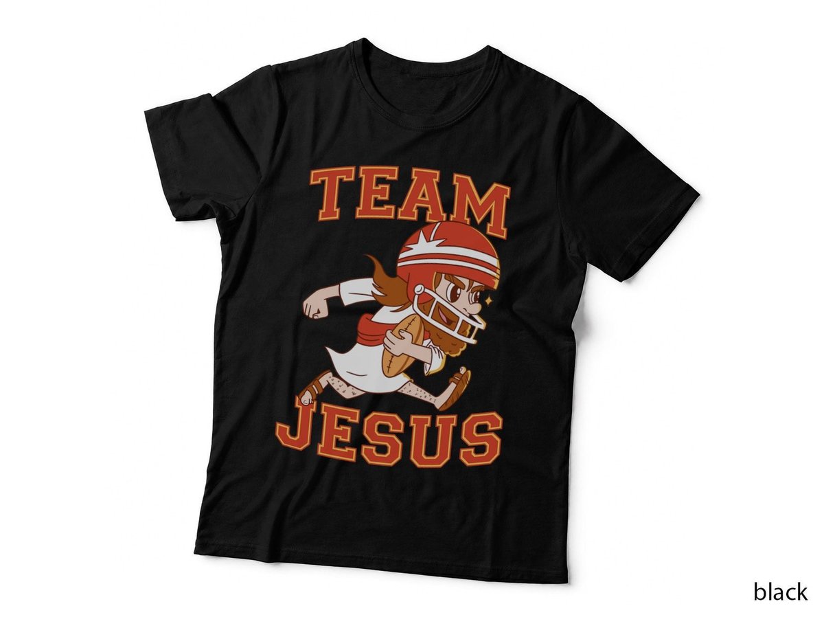 Christian Team Jesus Football Lover Faith Hope Christmas T-Shirt