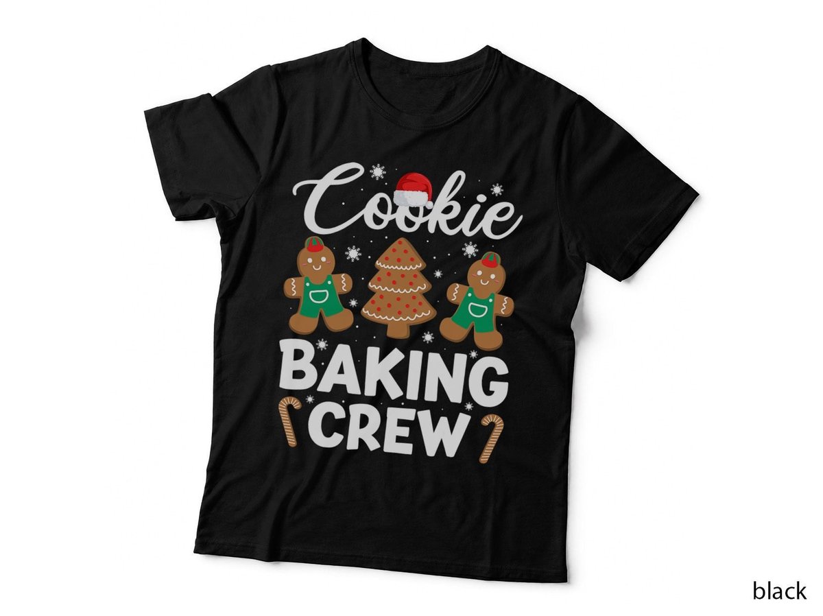 Christmas Cookie Baking Crew Pajama, Gingerbread Christmas T-Shirt