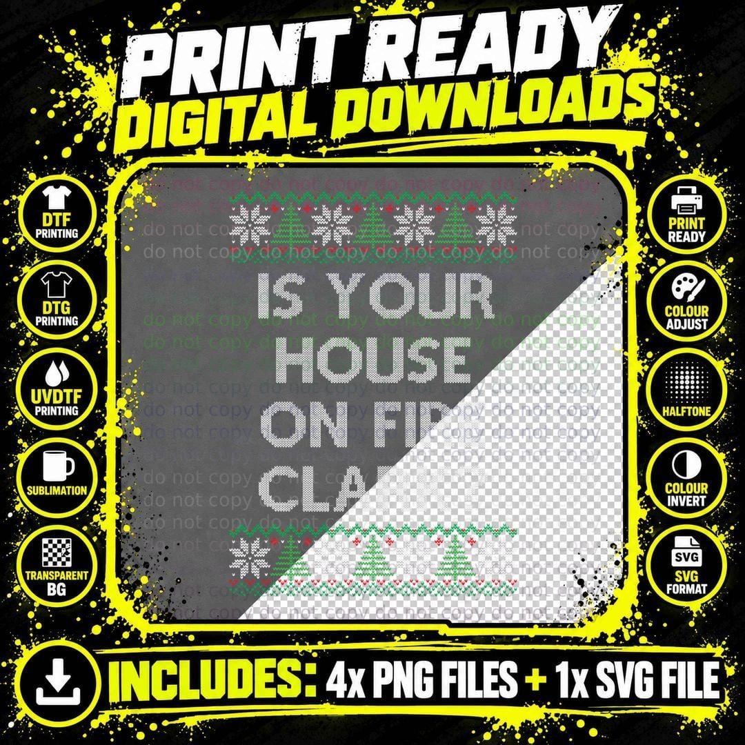 Christmas Family Winter Vacation Ugly Style, Holiday Png SVG Digital Bundle