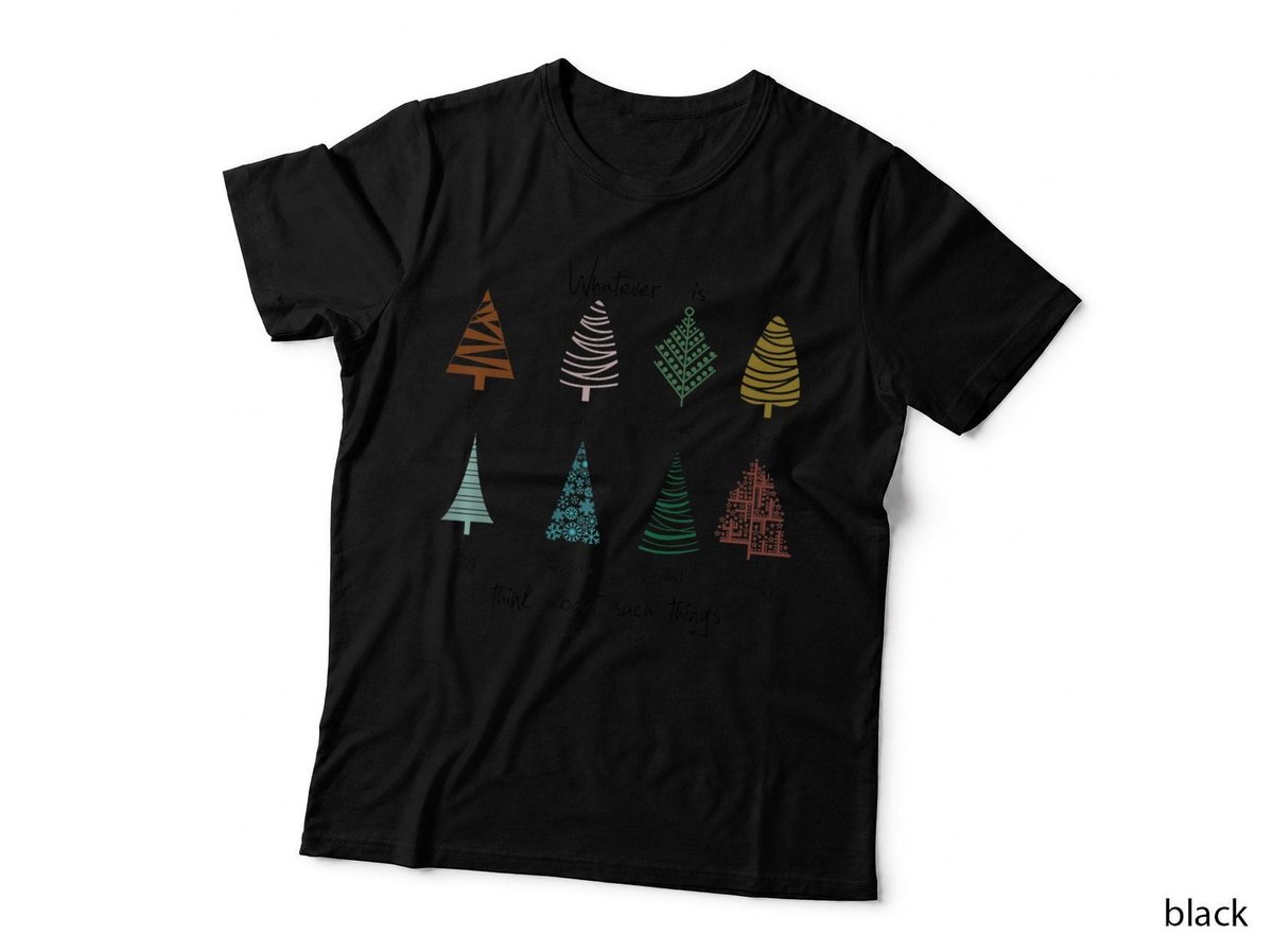 Christmas Tree Christian Verse Philippians 48, Faith Gift T-Shirt