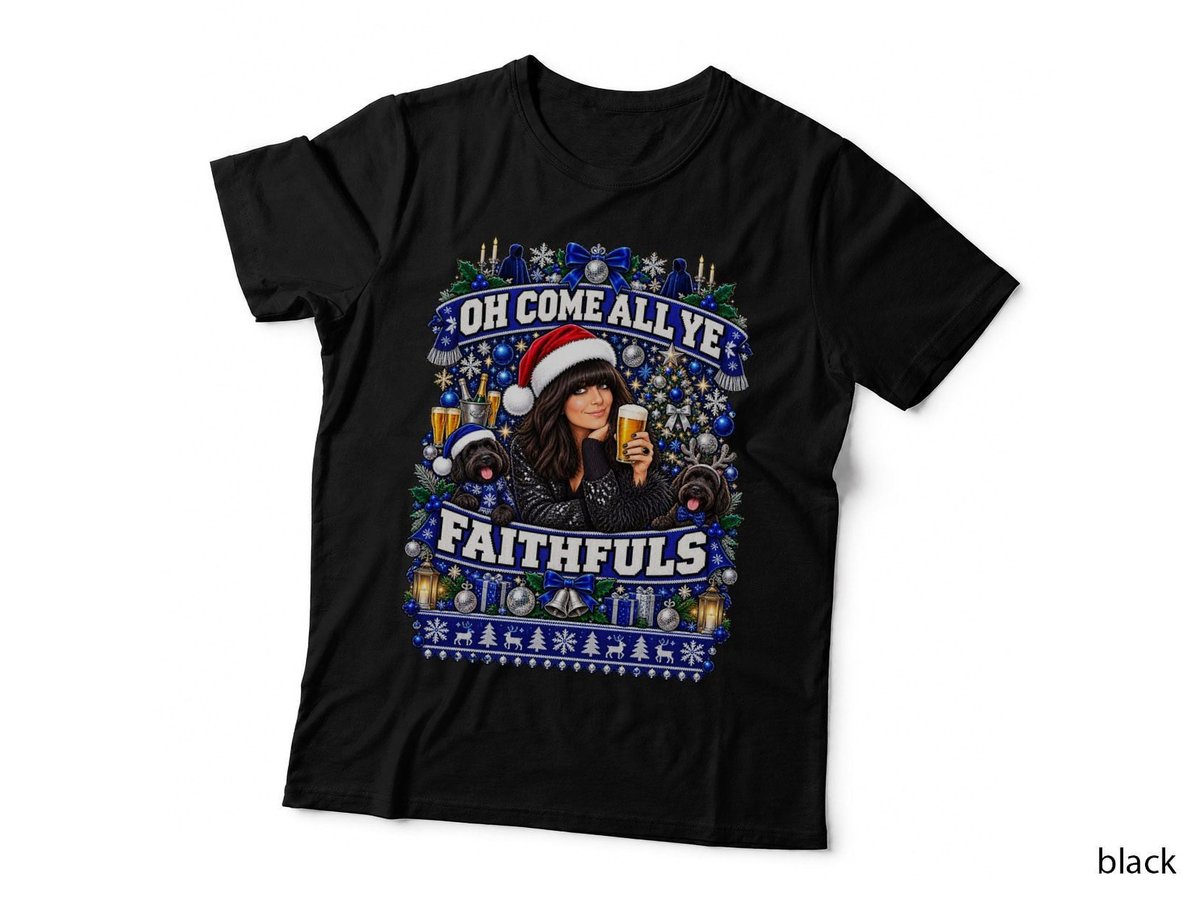 Claudia Winkleman Christmas Faithfuls the Traitors Beer Ugly Sweater T-Shirt