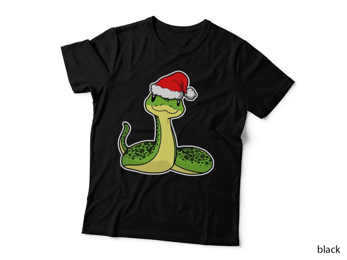 Cute Christmas Snake Tee - Xmas Reptile Lover T-Shirt