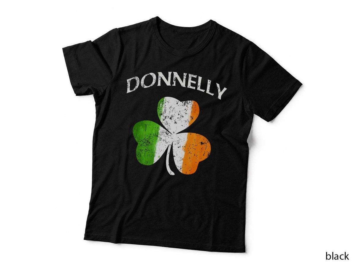 Donnelly Shirt Irish Shamrock St Patricks Day, Celtic, Green Clover T-Shirt