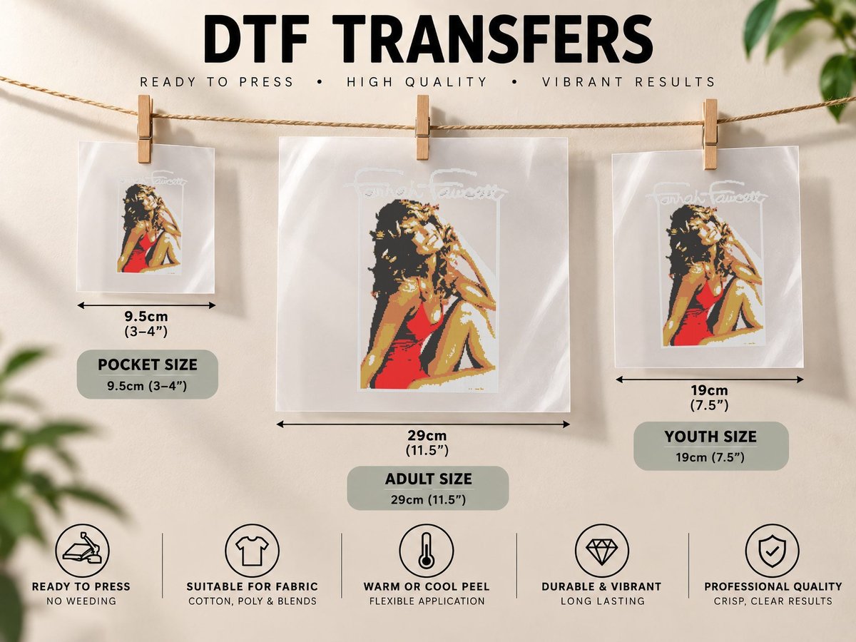 Farrah Fawcett Ugly Christmas, Funny Holiday Gift DTF Transfer Iron On
