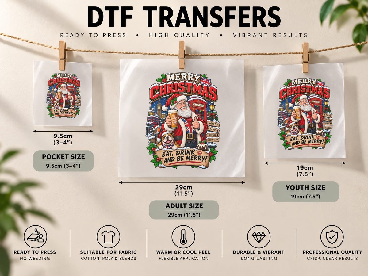 Father Ted Christmas Irish Comedy TV Ugly Snow Globe Funny DTF Transfer Iron On