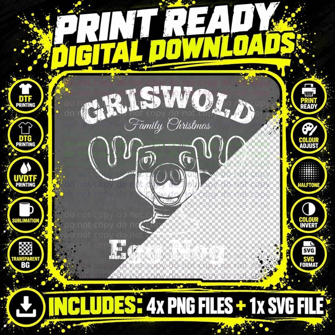 Griswold Christmas Egg Nog T-Shirt Png SVG Digital Bundle
