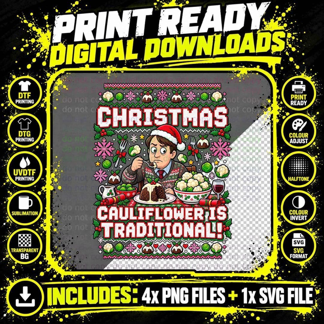 Mark Corrigan Christmas Shirt Peep Show Comedy Ugly Png SVG Digital Bundle