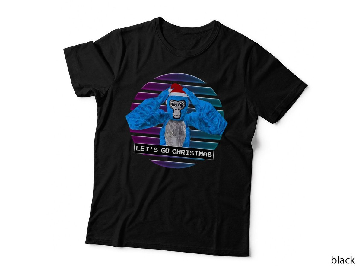 Merry Christmas Meme Gorilla Monke Tag VR Game Gifts T-Shirt
