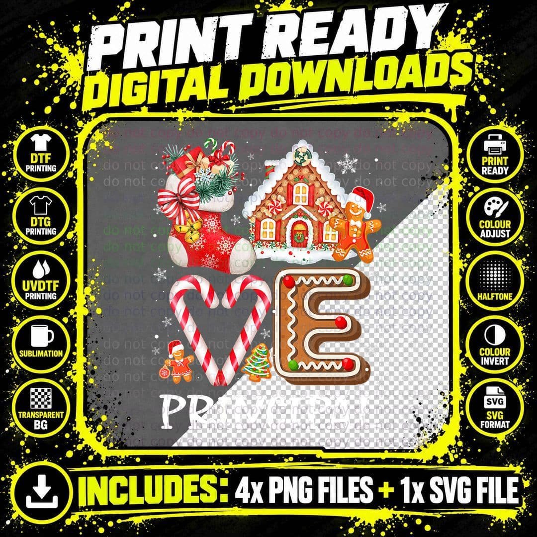 Principal Teacher Love Christmas Teachers Cute Png SVG Digital Bundle