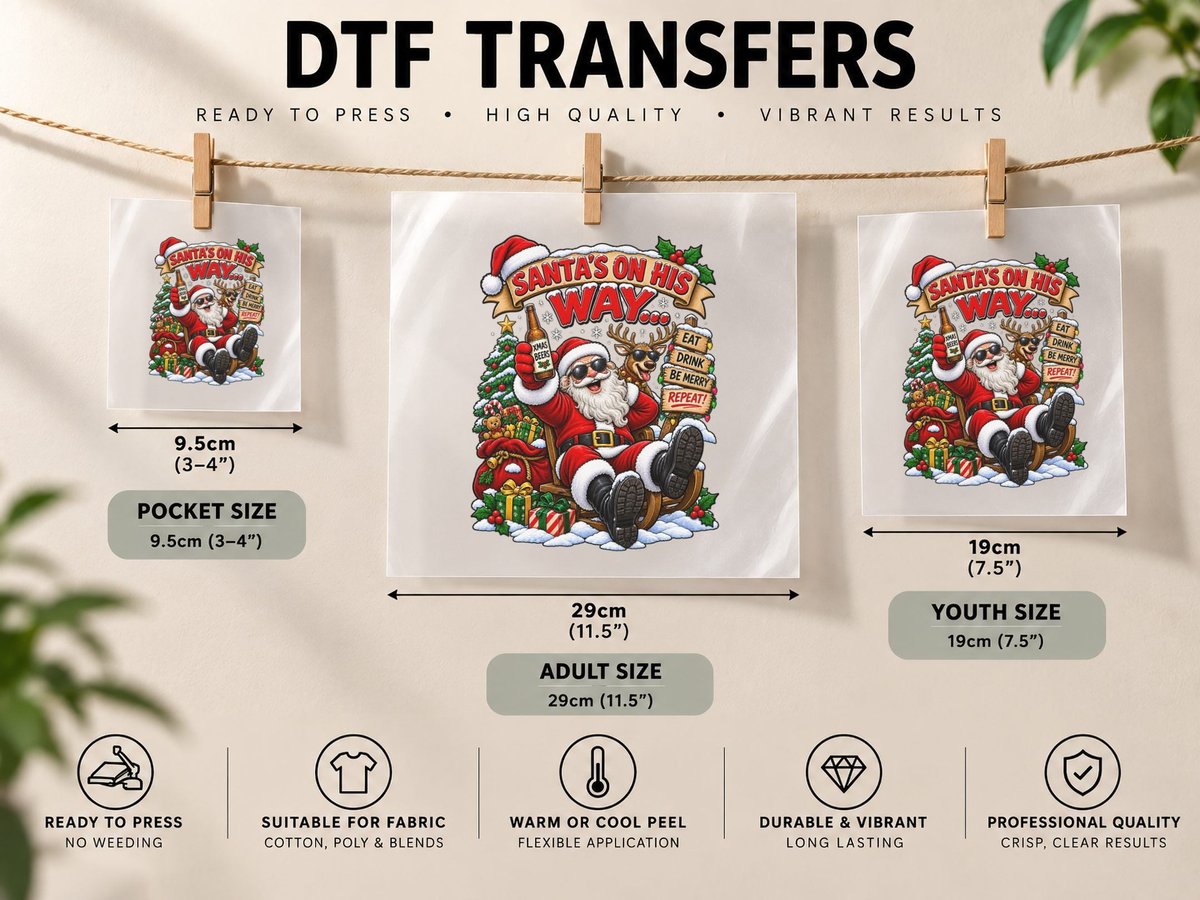 Smithy Christmas Gavin and Stacey Welsh Comedy Turkey Ugly DTF Transfer Iron On