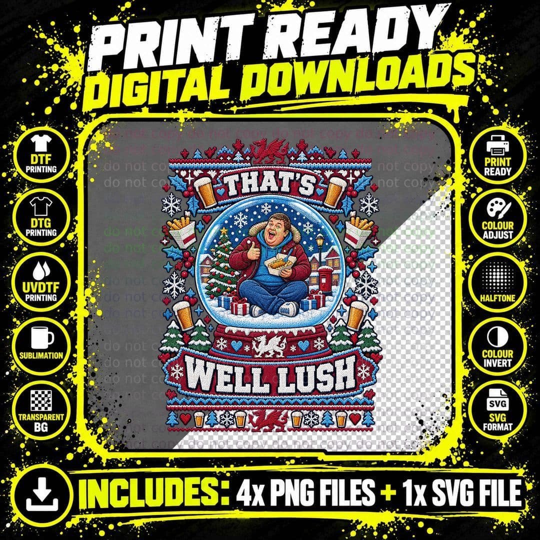 Smithy Christmas Sweater Gavin Stacey Funny Welsh TV Png SVG Digital Bundle