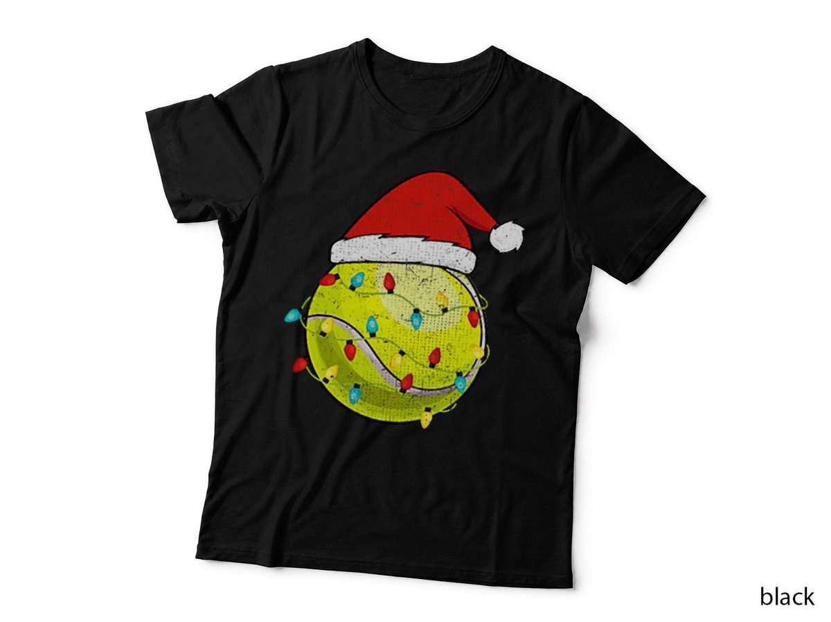 Tennis Christmas Pajama Pocket T-Shirt
