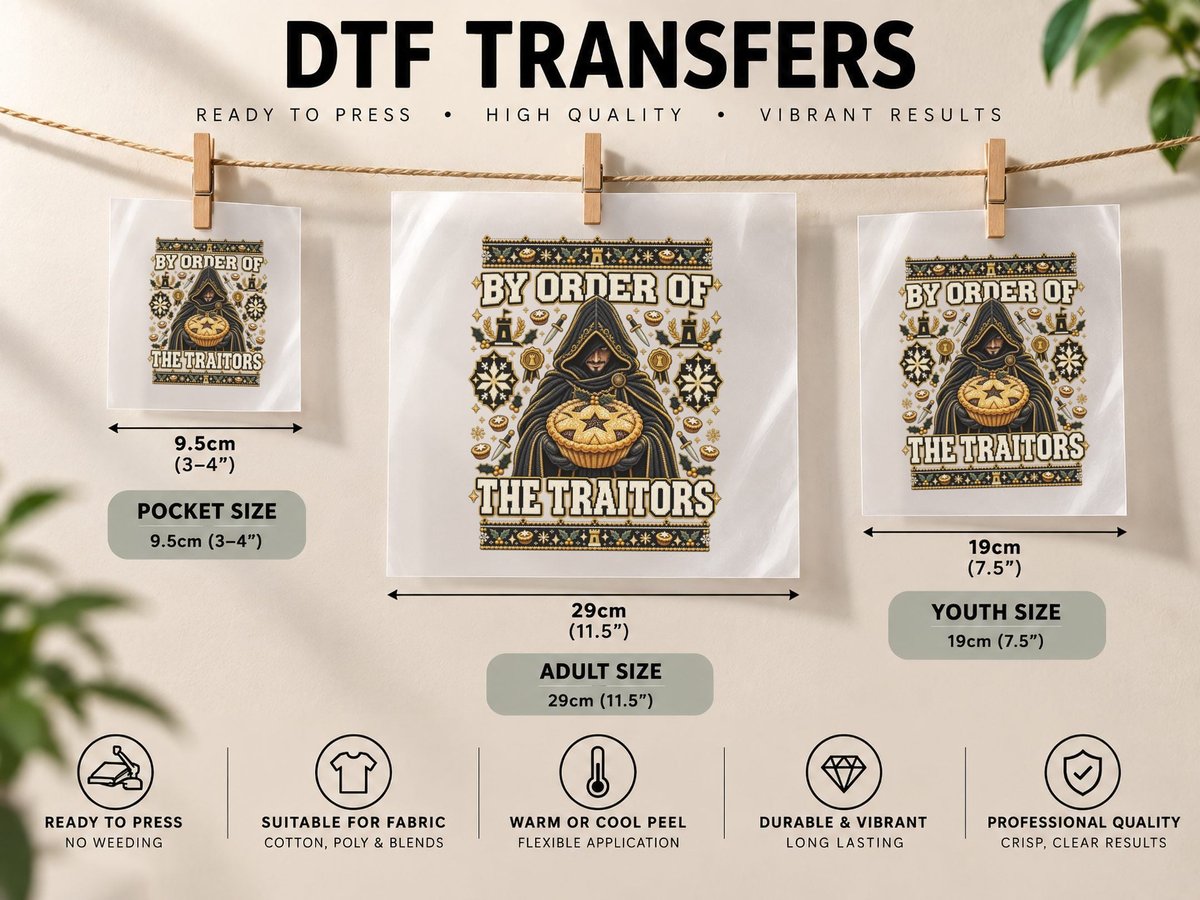 The Traitors Christmas Funny Quote Reality Show Ugly Retro DTF Transfer Iron On