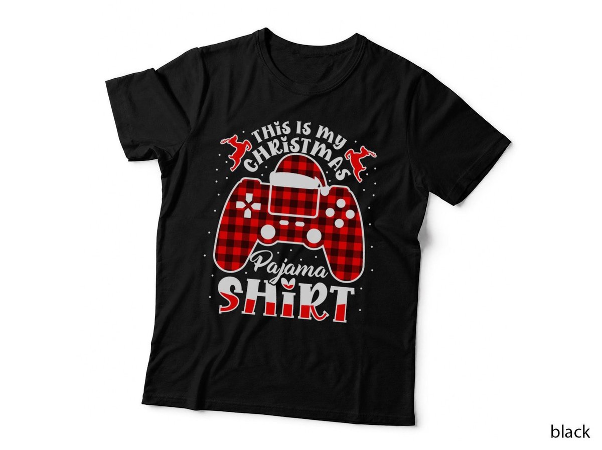 This Is My Christmas Pajama Gamer Christmas PJ Gaming T-Shirt