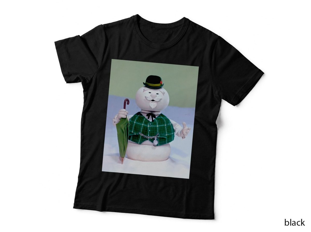 Vintage Christmas Special Narrator Sam the Snowman T-Shirt