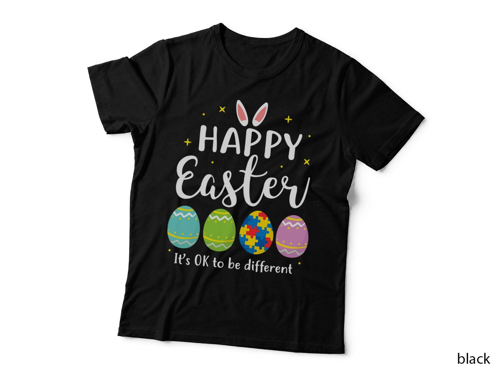 Autism Easter Egg Bunny Puzzle Awareness Kids Gift T-Shirt