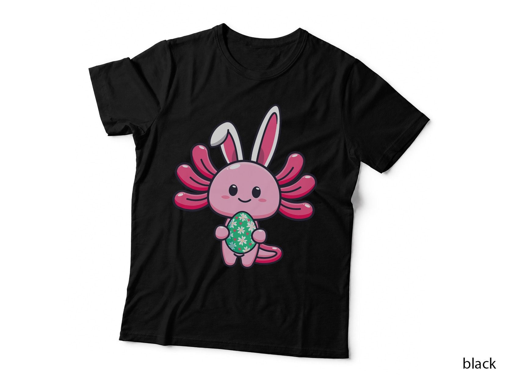 Axolotl Bunny Egg Easter Boys Girls Axolotl Easter Day T-Shirt