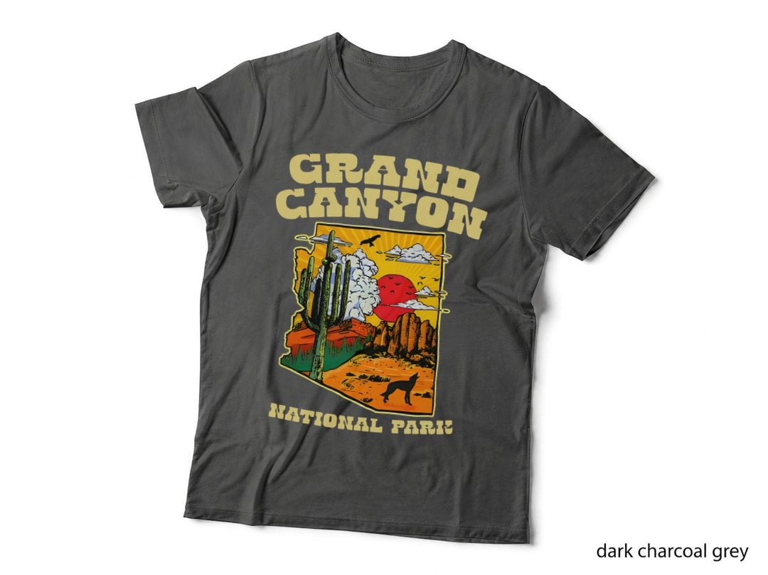 Bad Bunny Grand Canyon National Parks Psychedelic Cacti T-Shirt