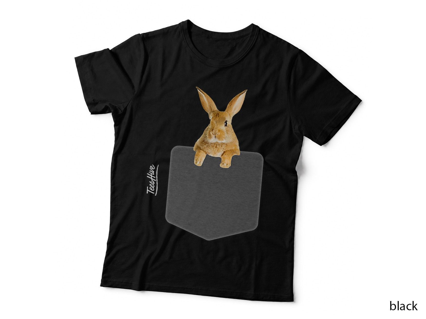 Bunny in Pocket - Rabbit Lover Themed, Animal Lovers, Nature Theme T-Shirt