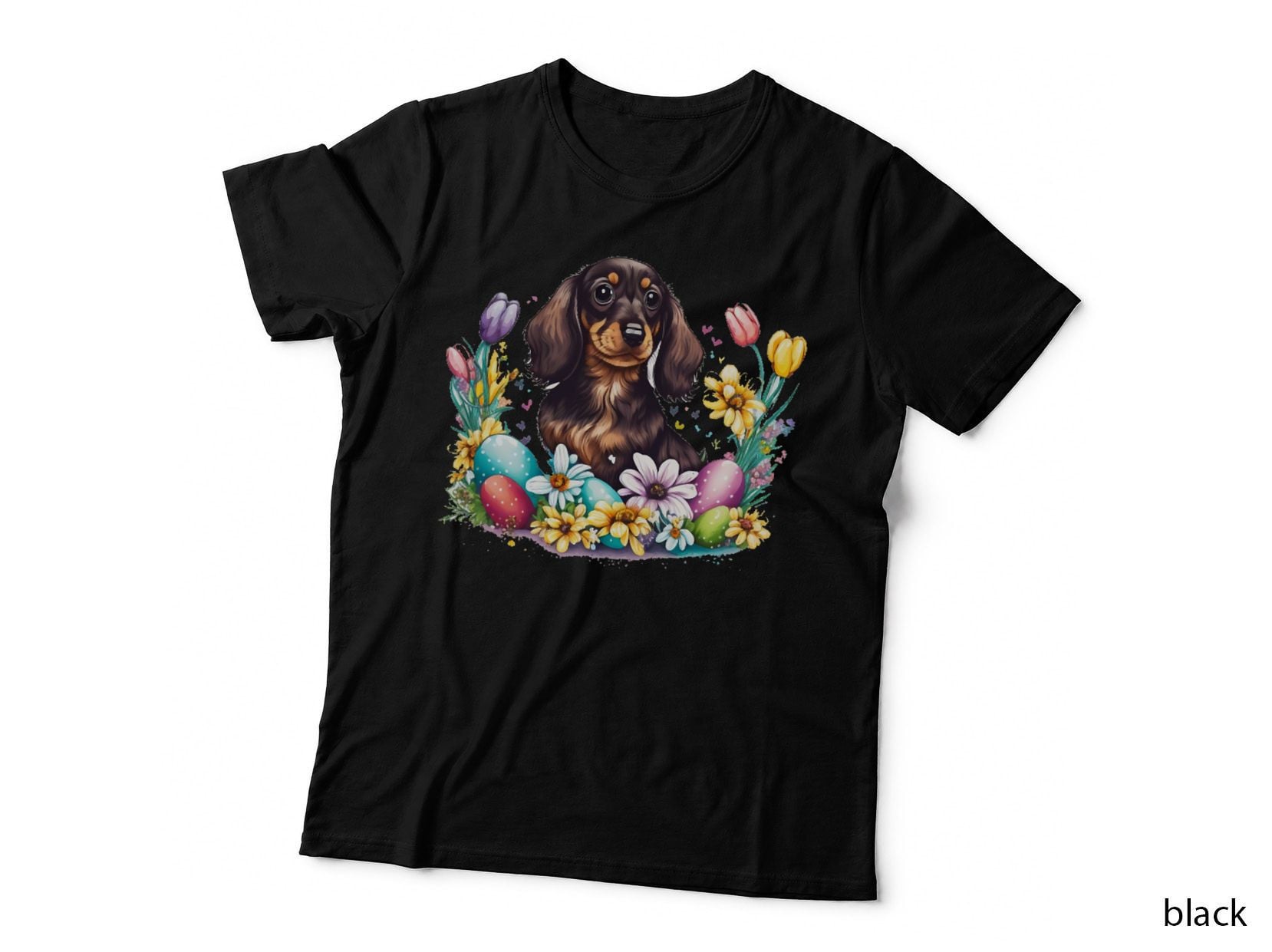 Cute Dachshund Easter Day Wiener Weiner Easter Egg T-Shirt