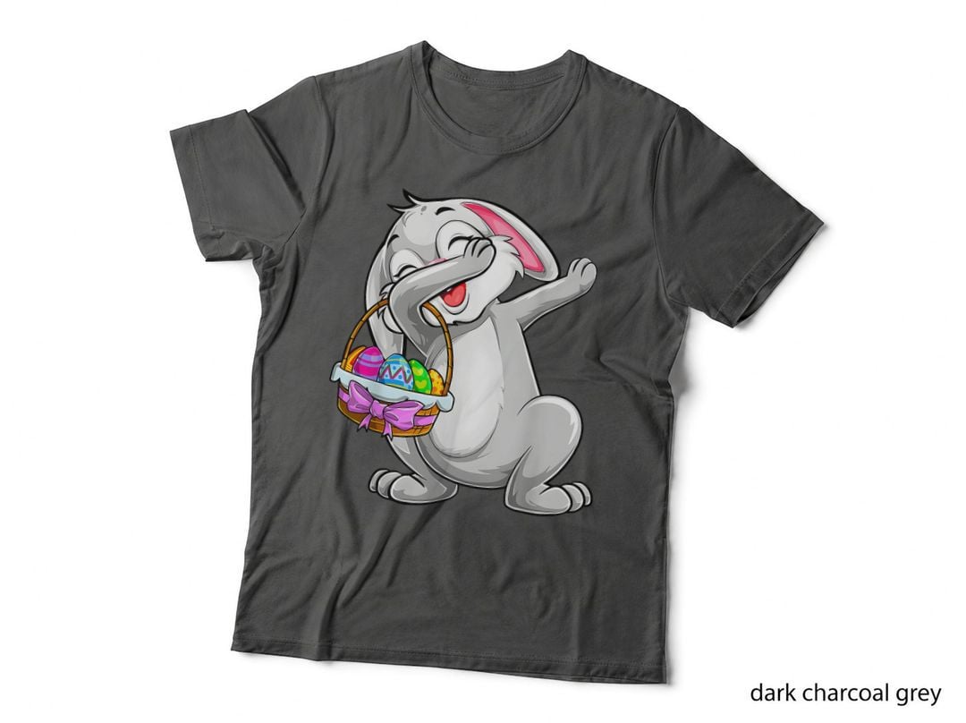 Dabbing Rabbit Happy Easter Day Cute Bunny Egg Hunt Dab Boys T-Shirt