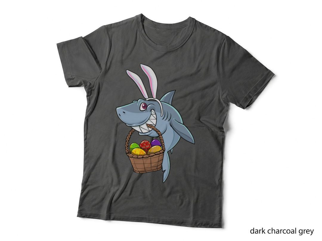 Easter Bunny Shark T-Shirt, Easter Egg Hunt, Kids Easter Apparel