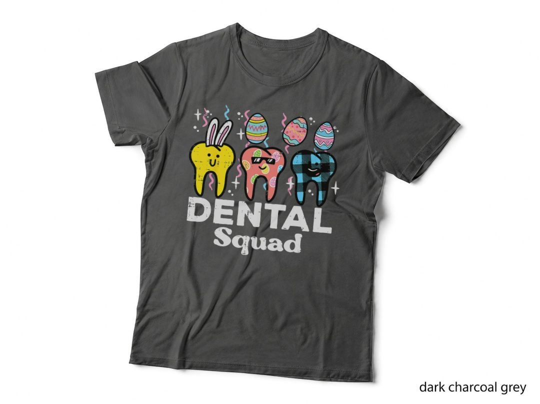 Easter Dental Squad Funny Crewth Tooth Dentist Women T-Shirt