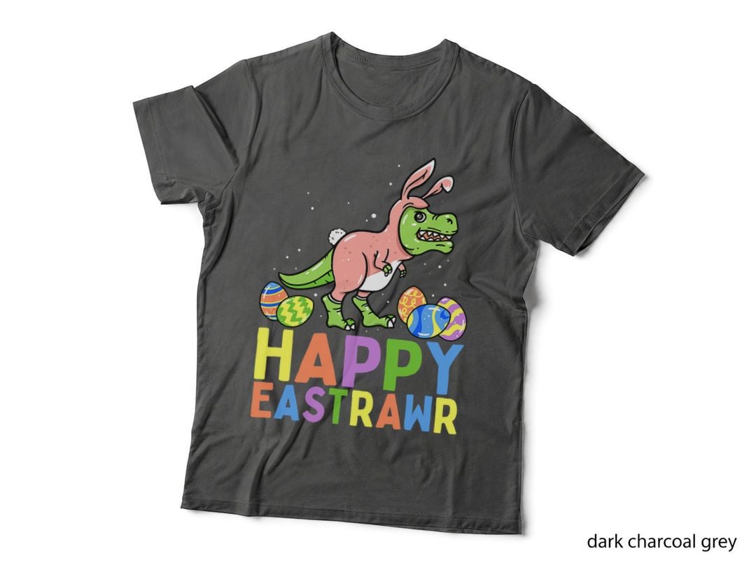 Easter Dinosaur Costume T-Shirt, Easter Bunny Egg, Kids Easter Apparel