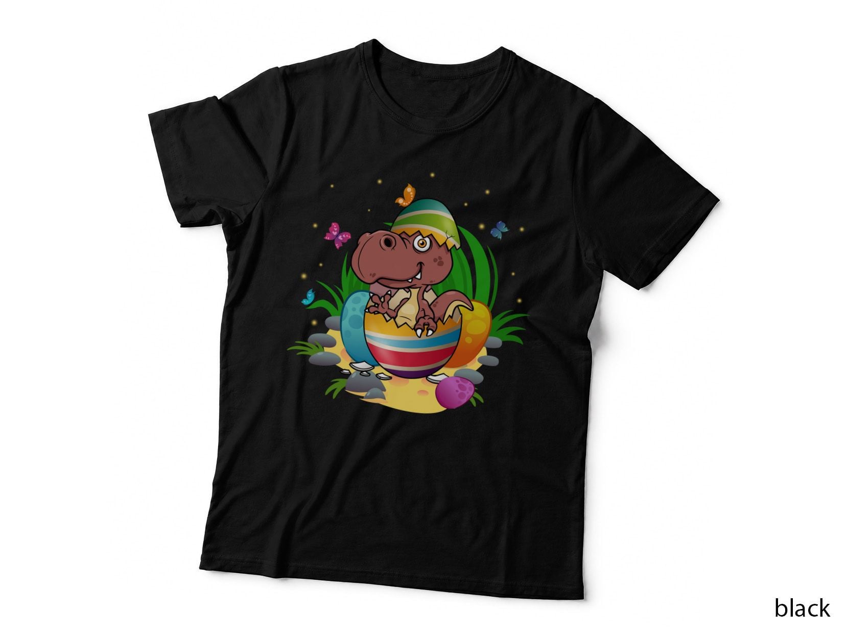 Easter Egg Dinosaur T-Shirt, Easter Themed, Kids Apparel