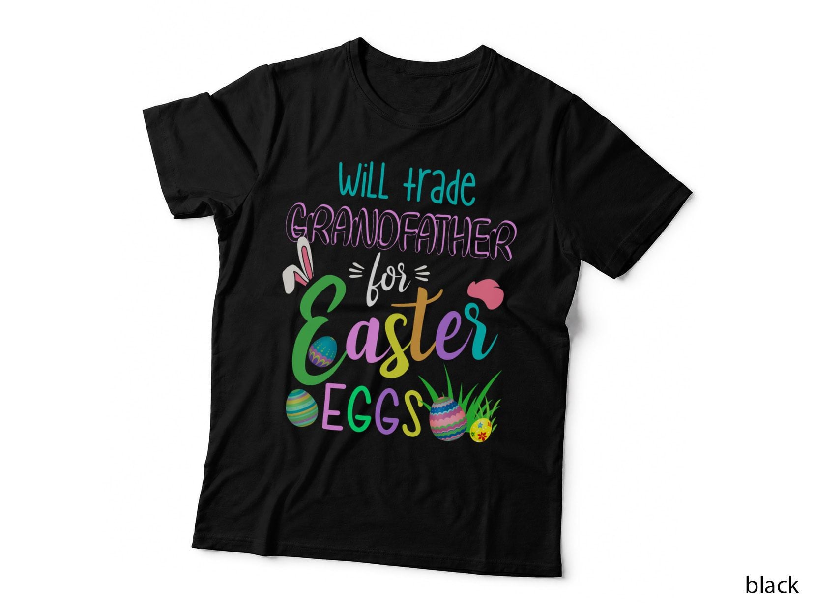 Easter Egg Hunt T-Shirt, Colorful Easter Print, Spring Holiday Style