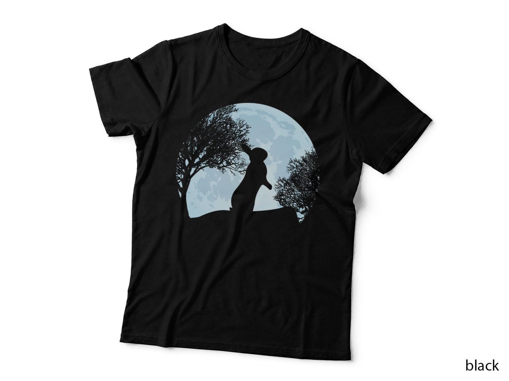 Easter Rabbit Blue Moon, Easter Bunny Blue Moon, Spring Holiday T-Shirt