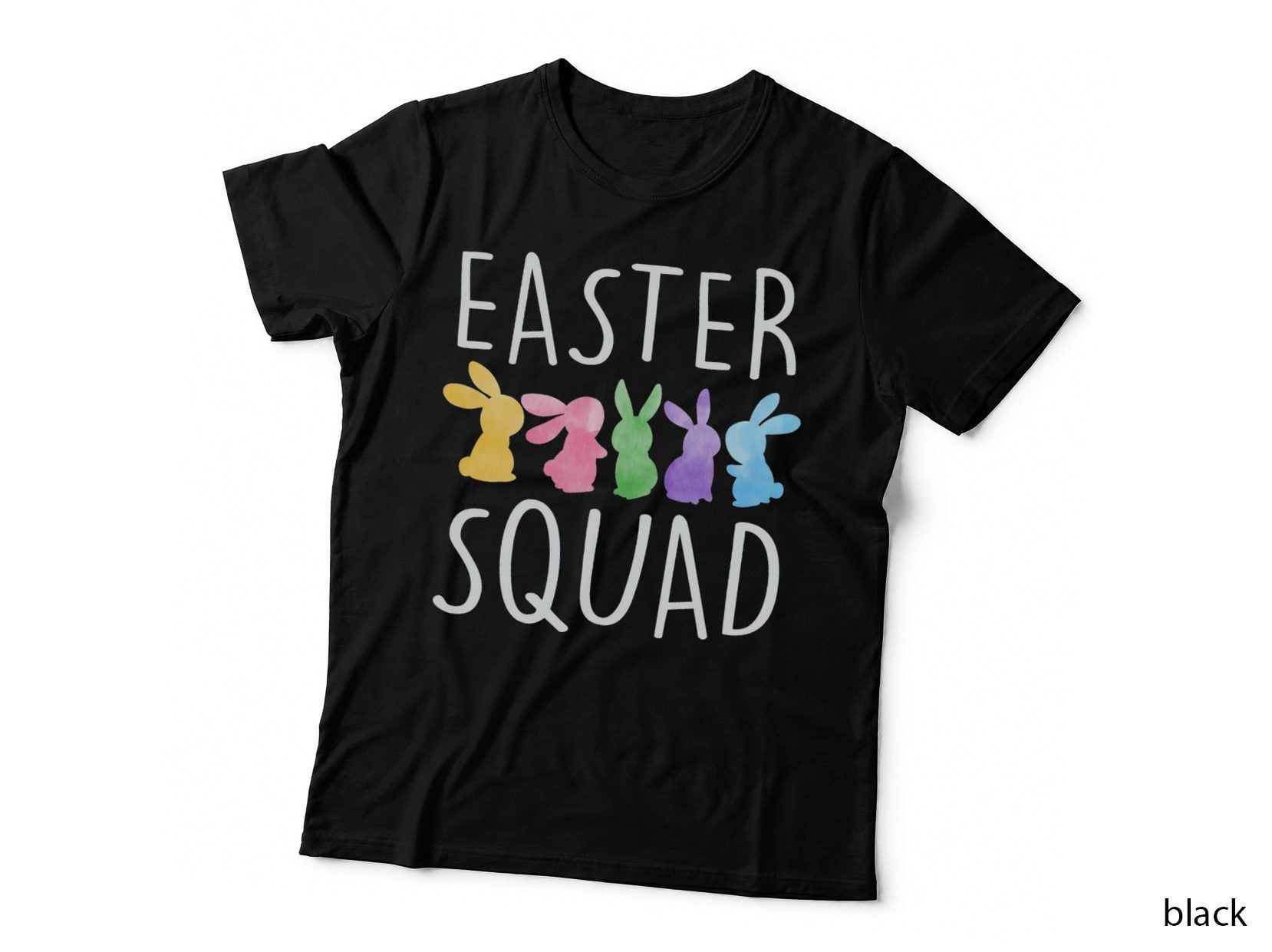 Easter Squad Bunny Rabbit Funny Easter Day Women Girls T-Shirt