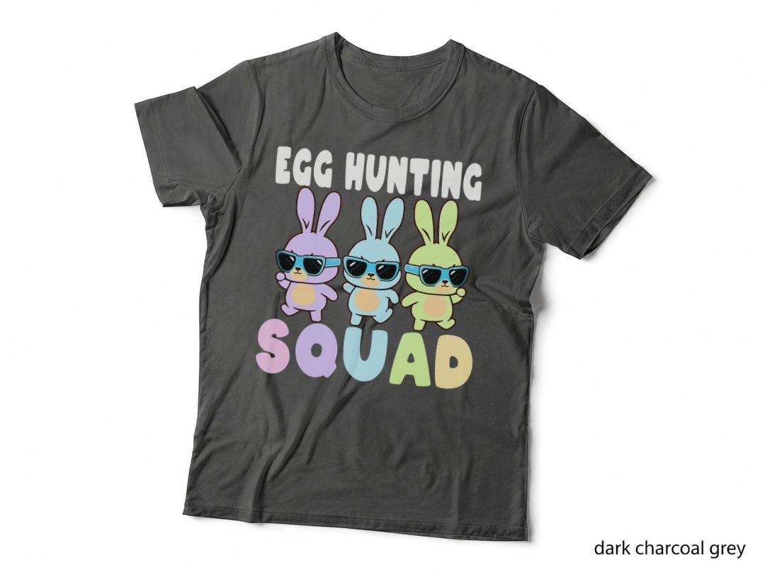 Egg Hunting Squad Funny Easter Bunnies Egg Hunt, Bunny, Spring Fun T-Shirt