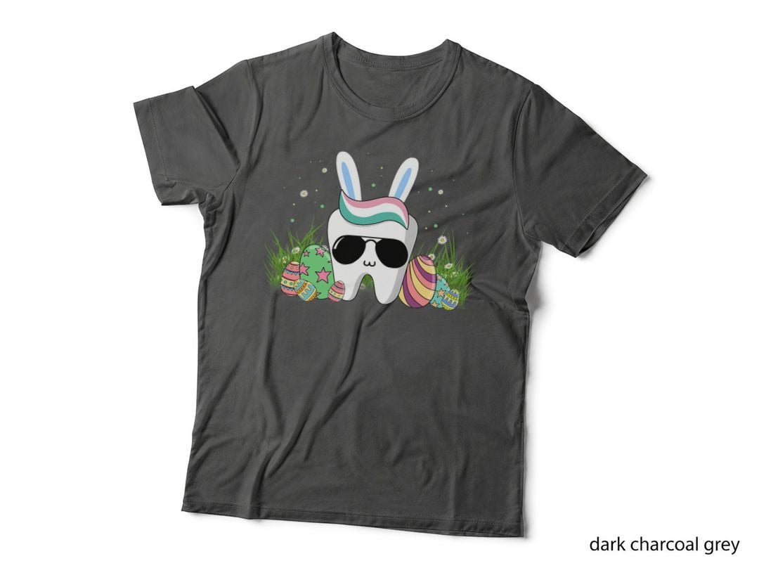Funny Tooth Glasses Easter Day Dental Dentist Mens Boys Kids T-Shirt
