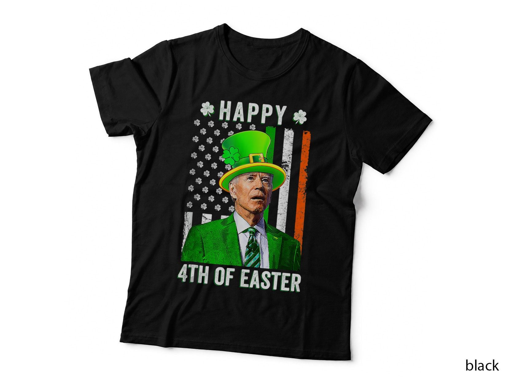 Happy 4th of Easter St Patricks Day Leprechaun Hat T-Shirt
