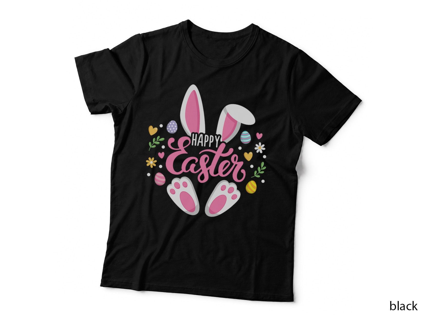Happy Easter Bunny Easter Egg Hunt Squad Easter Women Family T-Shirt