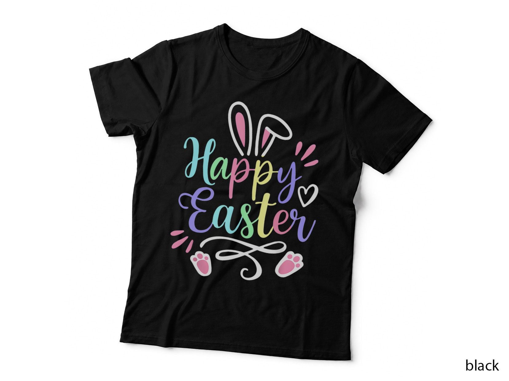 Happy Easter Bunny Rabbit Face Funny Easter Day Women Girls, Joke Gift T-Shirt