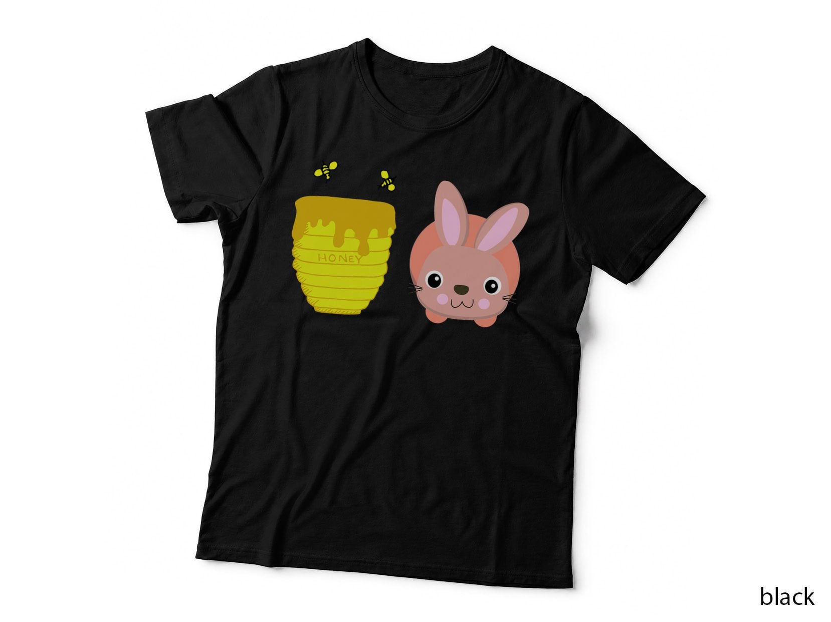 Honey Bunny Cute & Funny Rabbit Animal Lovers T-Shirt